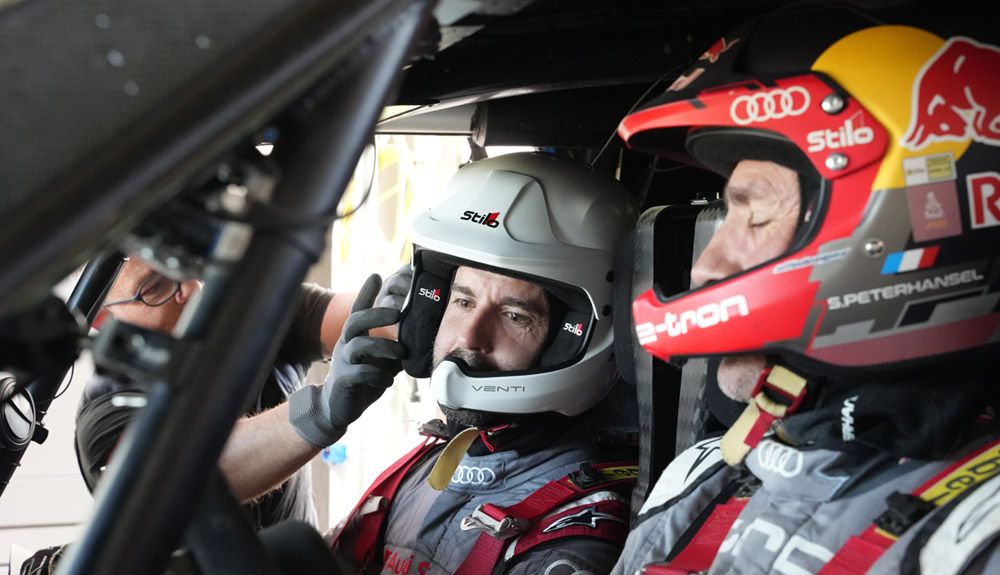 Nos subimos al Audi RS Q e-tron.