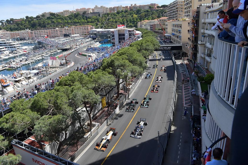 Salida del GP de Mónaco de F1 de 2021