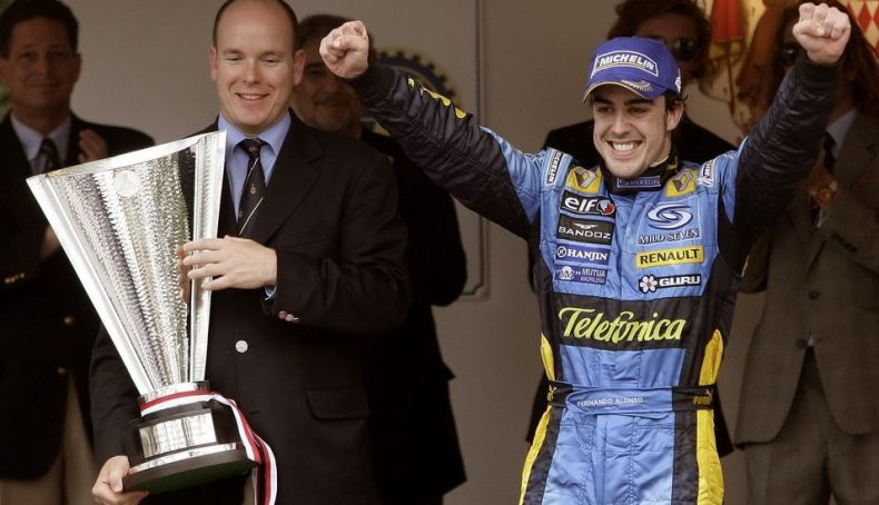 Fernando Alonso ganó el GP de Mónaco en 2006 Fernando Alonso ganó el GP de Mónaco en 2006