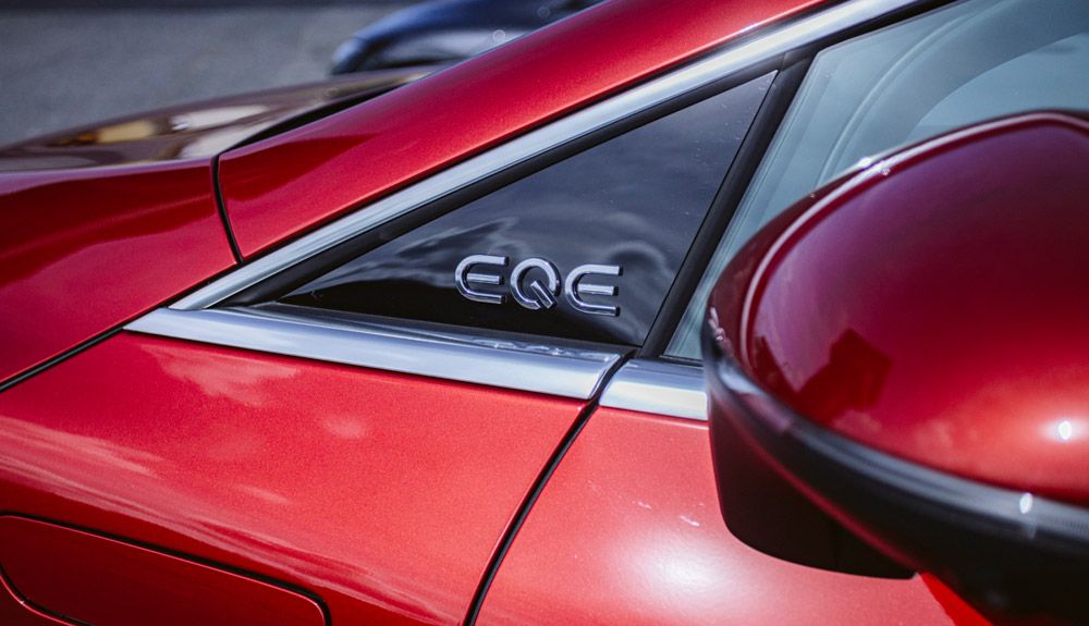 A prueba el Mercedes EQE.