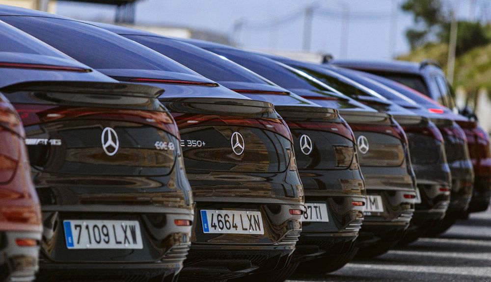 A prueba el Mercedes EQE.