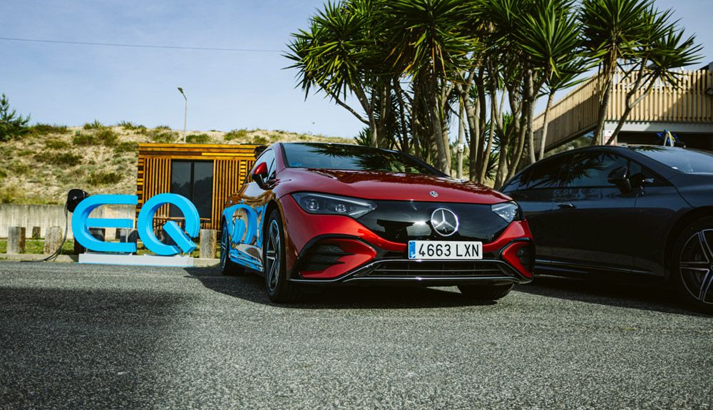 A prueba el Mercedes EQE.