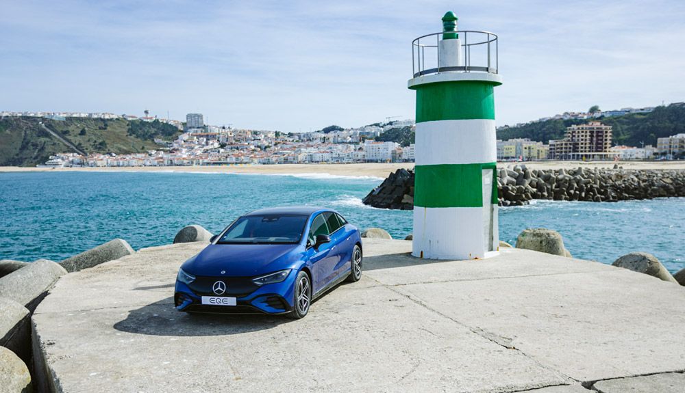 A prueba el Mercedes EQE.