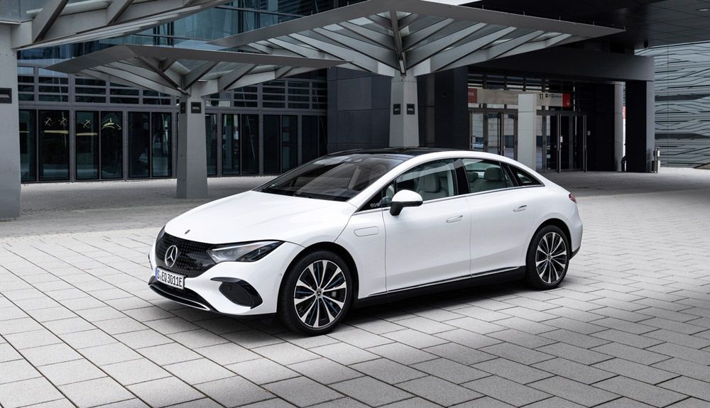 A prueba el Mercedes EQE.