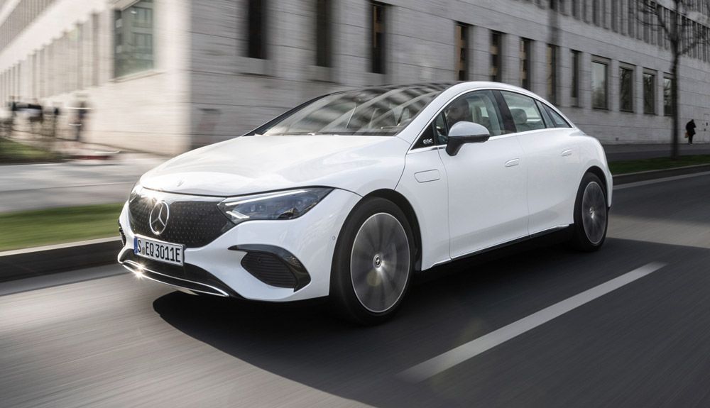 A prueba el Mercedes EQE.