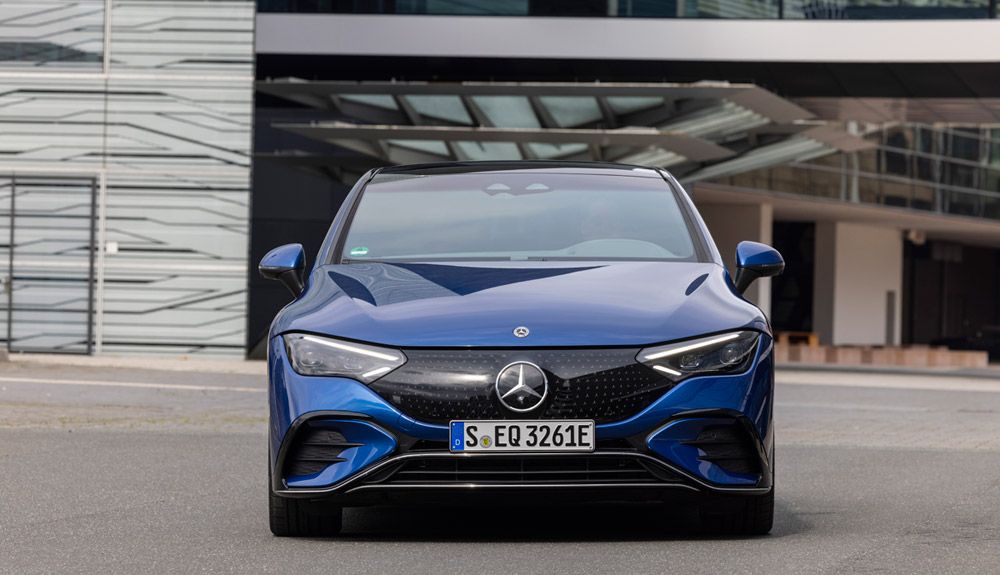 A prueba el Mercedes EQE.