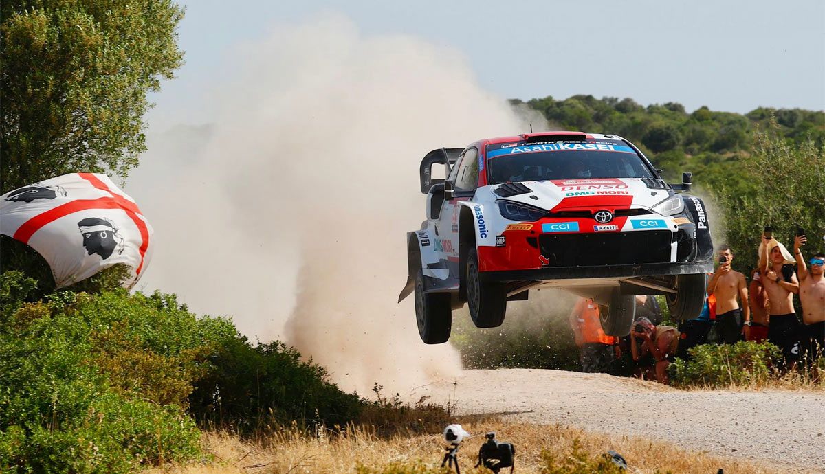 La isla de Cerdeña acoge un nuevo rallye del Mundial, en la que será la quinta cita de la temporada en este WRC 2022. Foto Toyota.