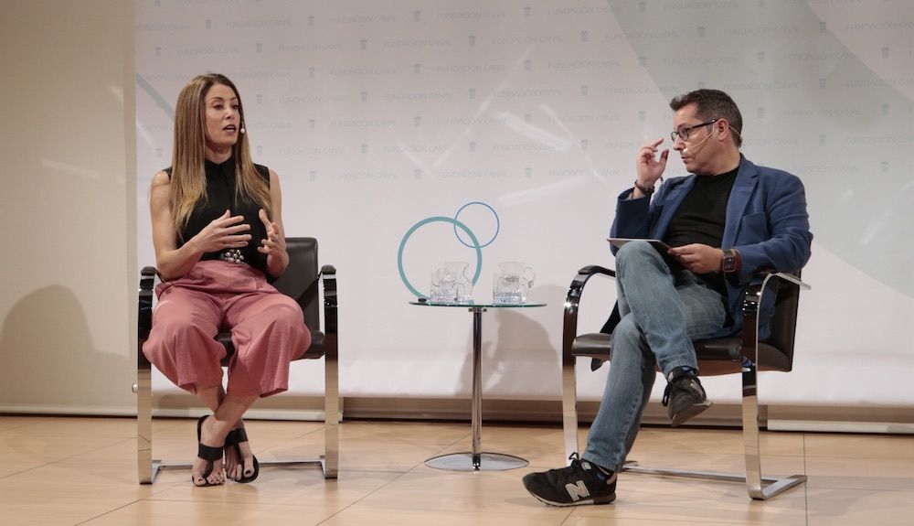 Isabel Zubiaurre y Sergio Martín Herrera.  © Fundación Canal