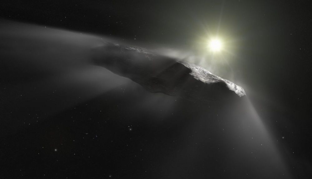 Impresión artistica de Oumuamua
