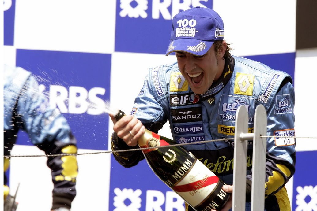 Fernando Alonso consiguió en 2006 la victoria y la pole position