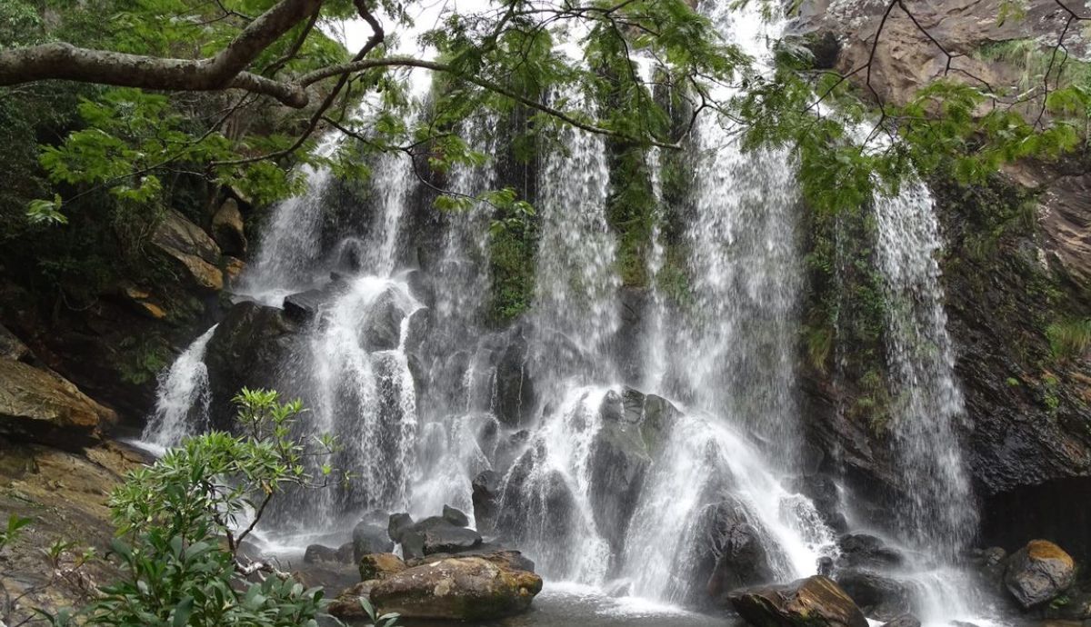 Una cascada en Chimanimani (Zimbabue), una de las nuevas reservas de la biosfera.