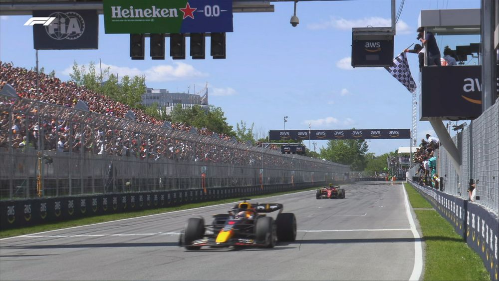 Victoria de Max Verstappen con una ventaja de solo 9 décimas sobre Carlos Sainz