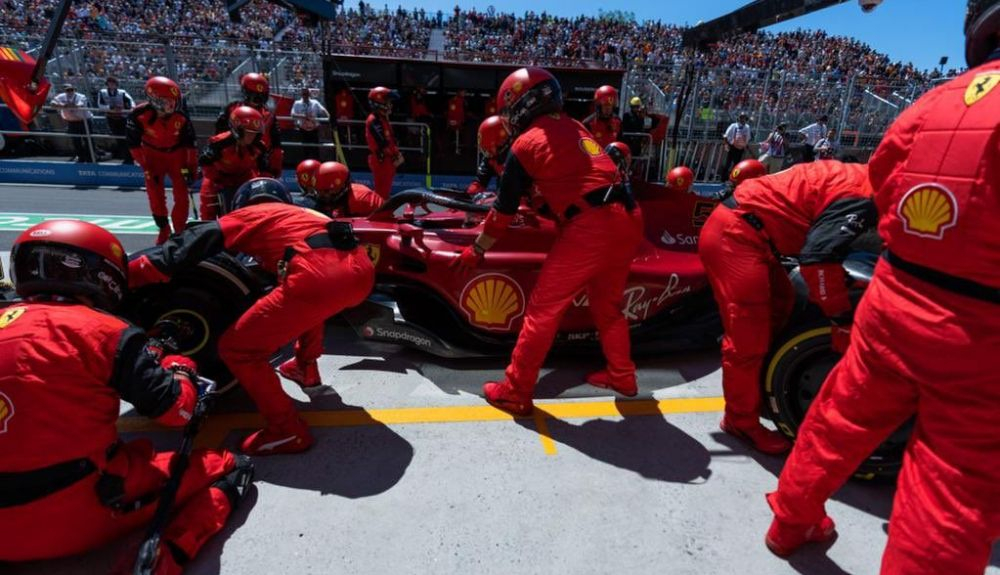 4 Pit stop de Carlos Sainz 4 Pit stop de Carlos Sainz
