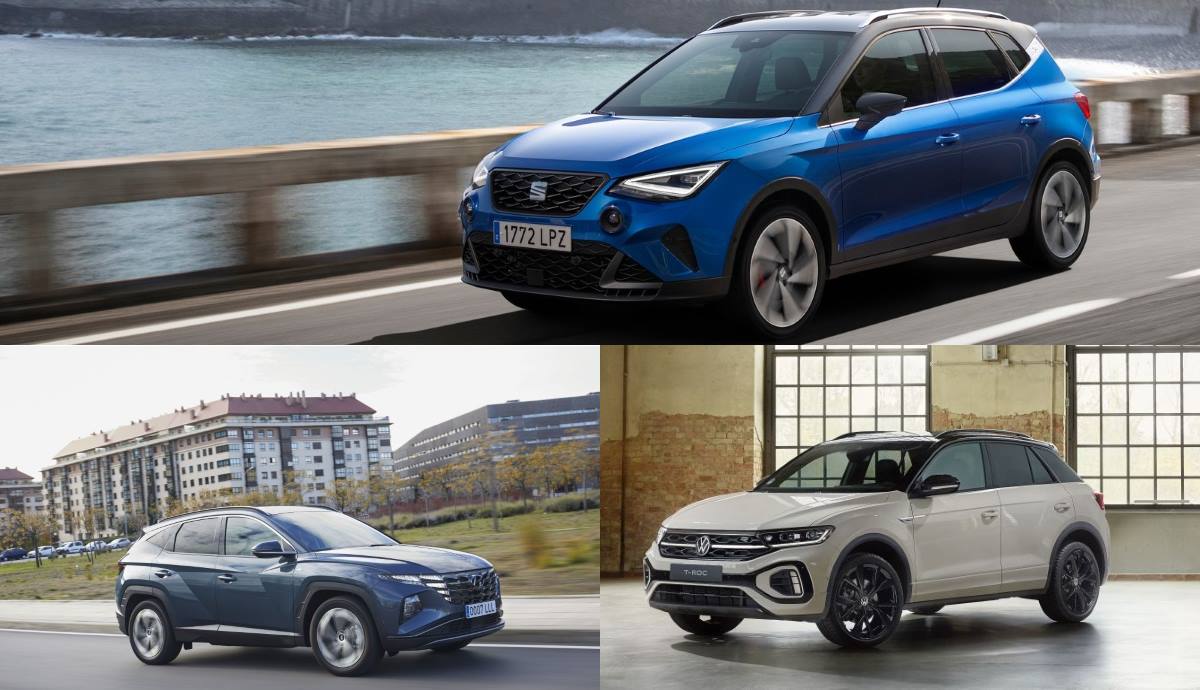 Seat Arona, Hyundai Tucson y VW T Roc, las claves de los SUV más vendidos en 2022