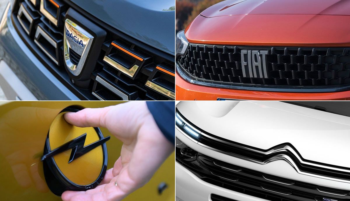 Estas son las marcas con los precios medios más bajos en los coches matriculados en lo que va de año 2022.