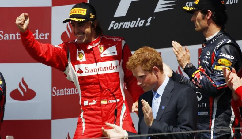 Fernando Alonso logró la victoria con Ferrari en 2011 en Silverstone Fernando Alonso logró la victoria con Ferrari en 2011 en Silverstone