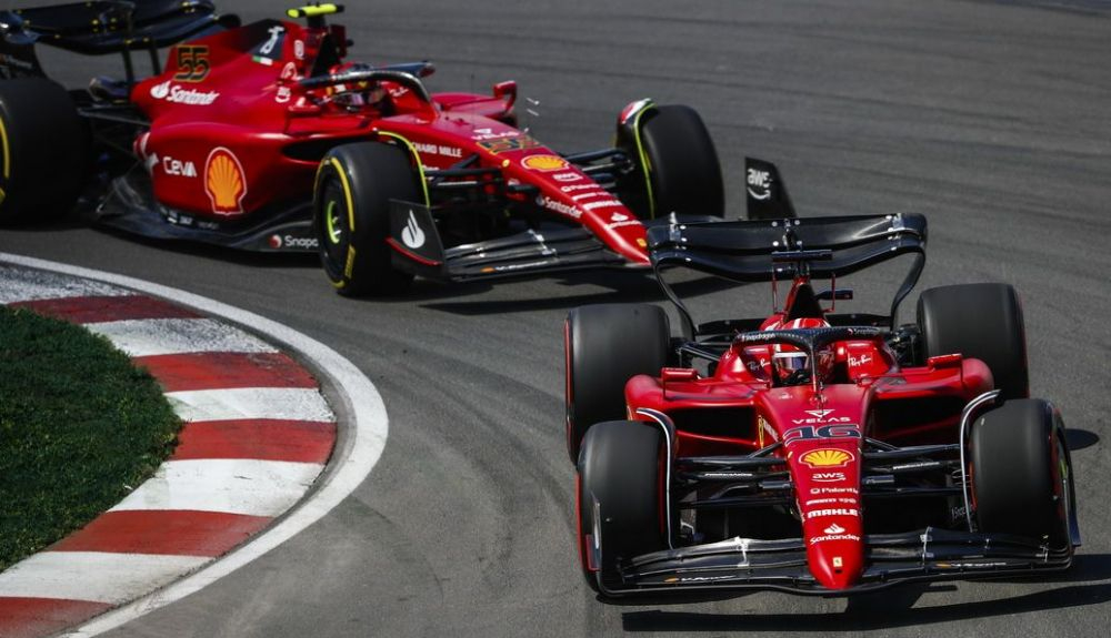 Charles Leclerc y Carlos Sainz, los dos pilotos de Ferrari Charles Leclerc y Carlos Sainz, los dos pilotos de Ferrari