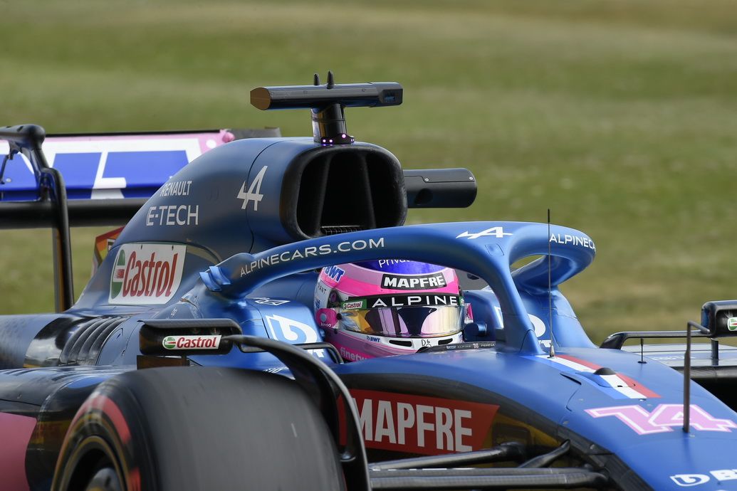 Fernando Alonso (Alpine) fue el sexto piloto más rápido en Silverstone