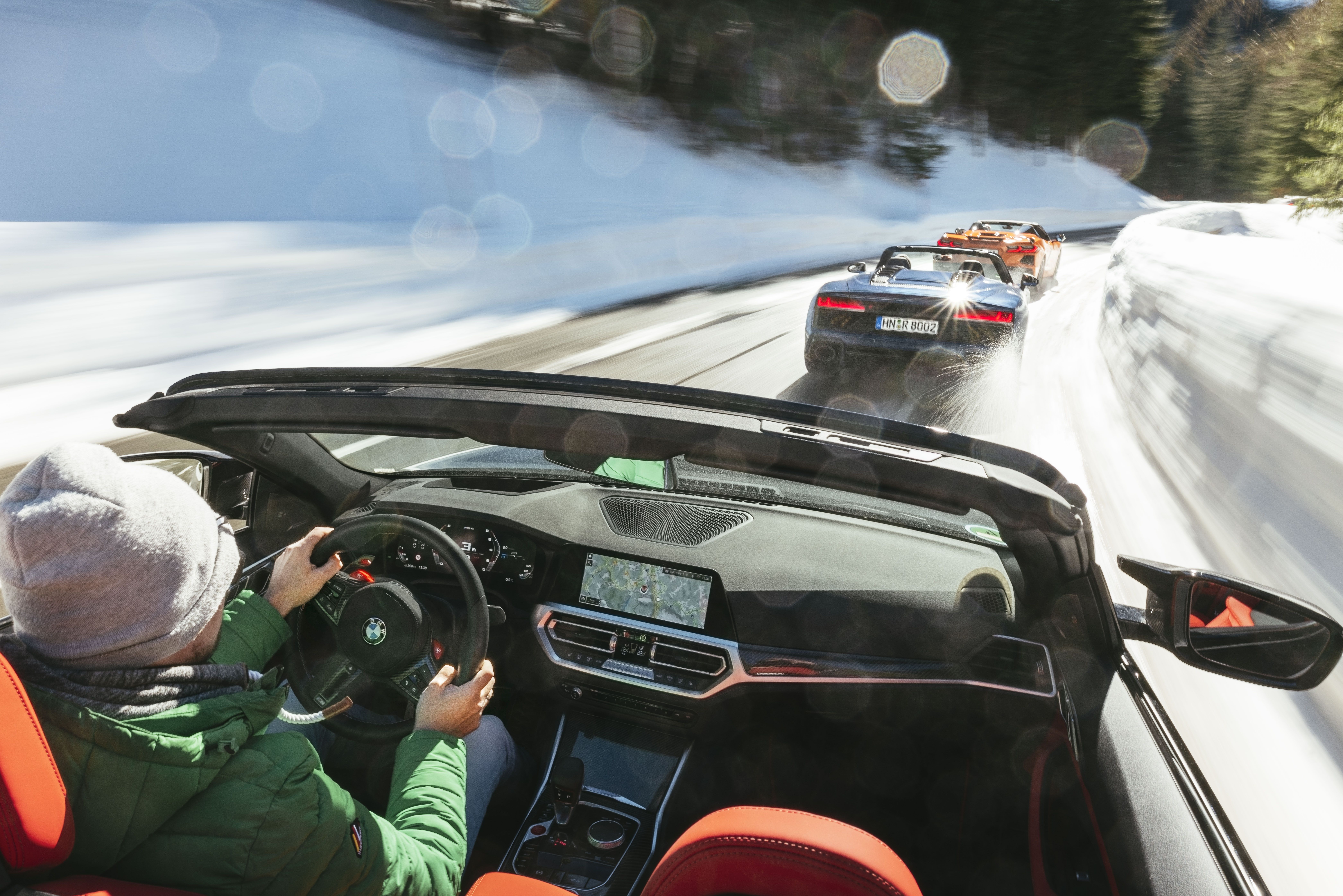 Corvette Stingray, BMW M4 Competition xDrive y Audi R8 Spyder V10 Performance 