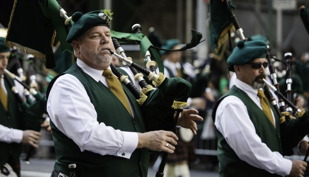 Celebración del Día de San Patricio en Nueva York.