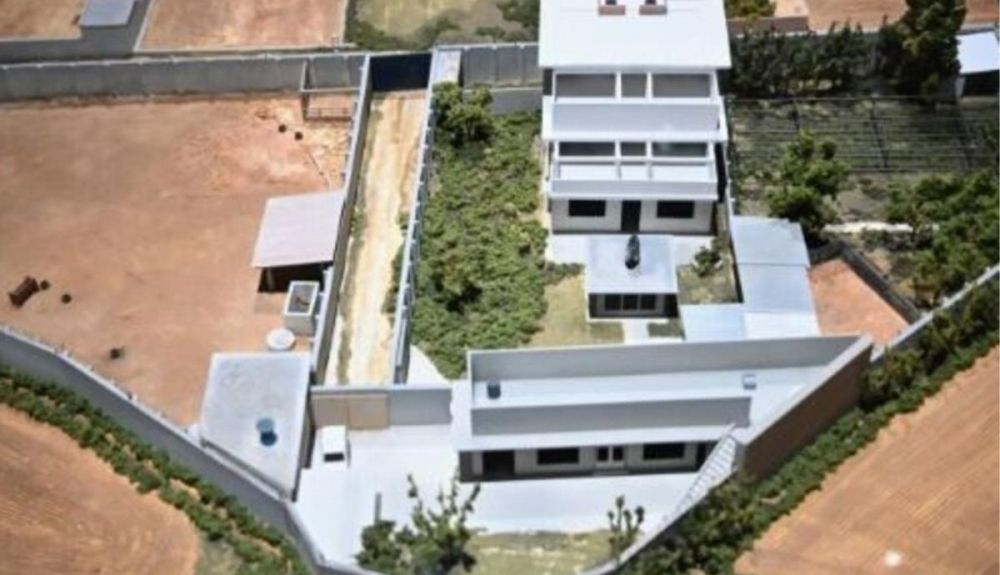 Maqueta fabricada por los estadounidenses, poco antes del ataque contra la residencia de Osama Bin Laden. Maqueta fabricada por los estadounidenses, poco antes del ataque contra la residencia de Osama Bin Laden.