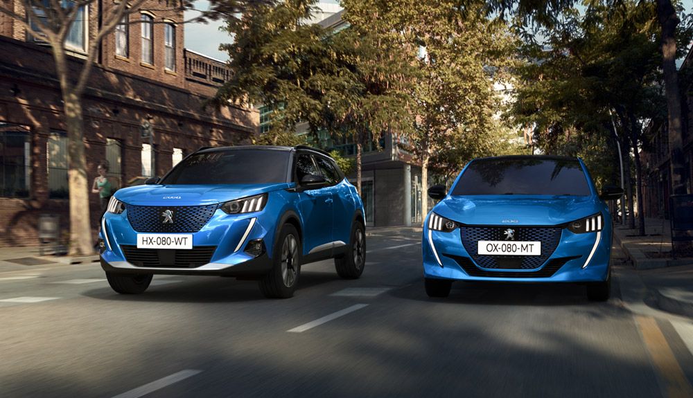 Peugeot e-2008 y e-208.