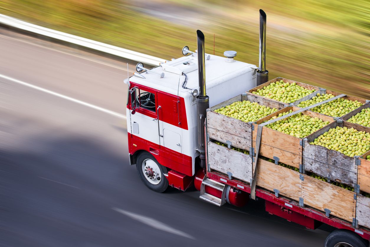 El transporte nacional e internacional de alimentos representa una gran proporción de las emisiones del sistema alimentario.