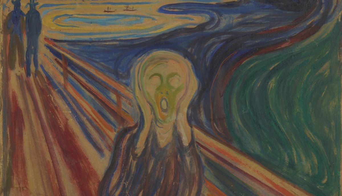 Detalle de El Grito, de Munch.