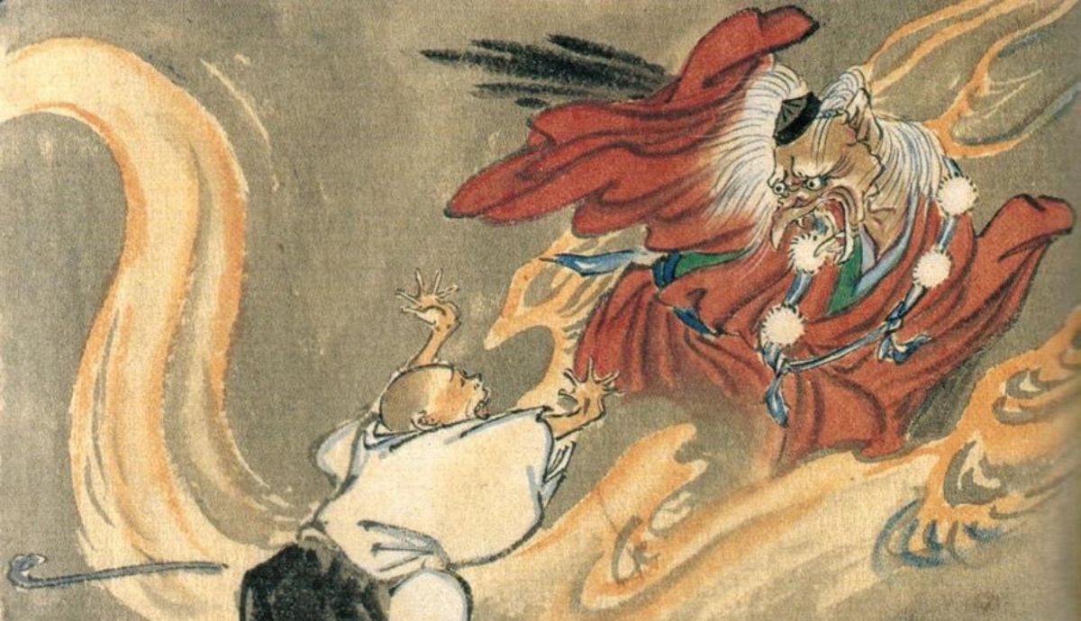 Uno de los seres mitológicos japoneses más conocido es Tengu.