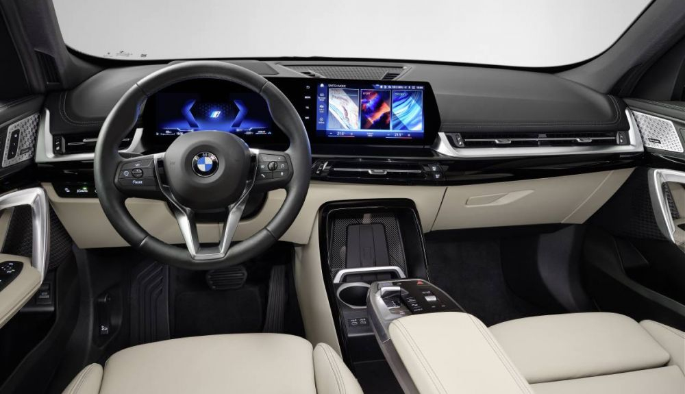 El interior del BMW iX1 eléctrico