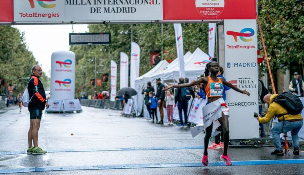 La keniana Loice Chemnung, entrando en la meta en la pasado edición de este evento. La keniana Loice Chemnung, entrando en la meta en la pasado edición de este evento.