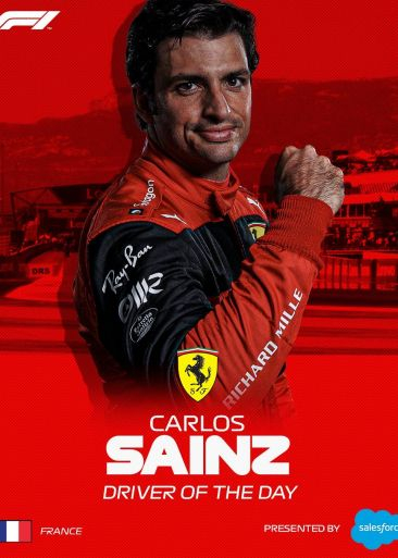 Carlos Sainz fue el piloto del día Carlos Sainz fue el piloto del día