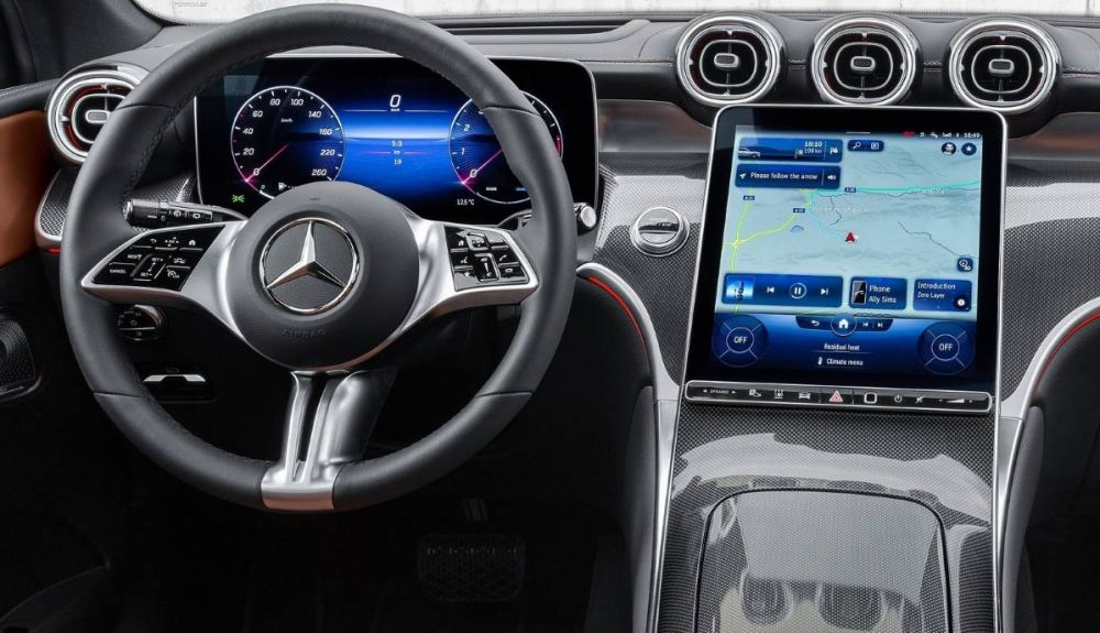 Aspecto del interior del nuevo Mercedes GLC 2023 Aspecto del interior del nuevo Mercedes GLC 2023