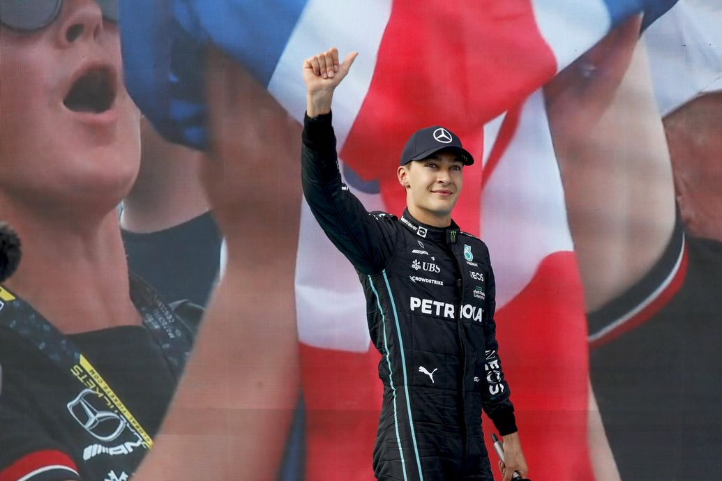 George Russell (Mercedes) partirá desde la primera posición por primera vez