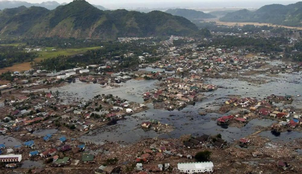 El tsunami devastó áreas costeras tan lejanas como el este de África.