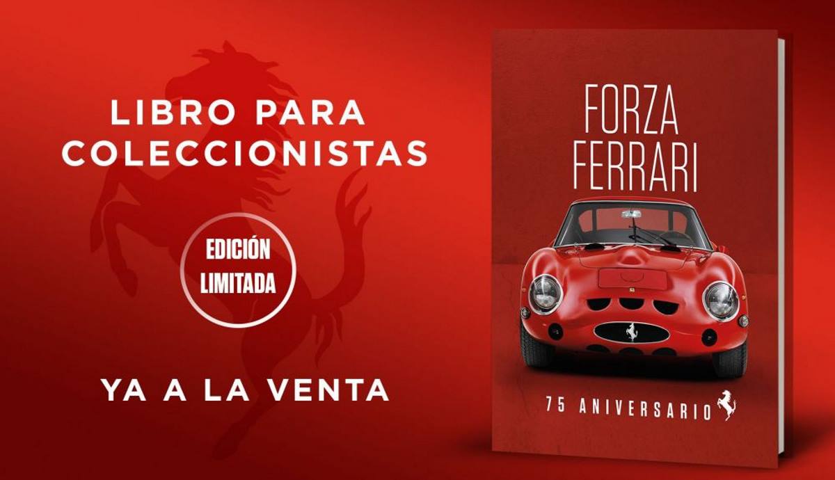 Libro 75 años de Ferrari, edición limitada.