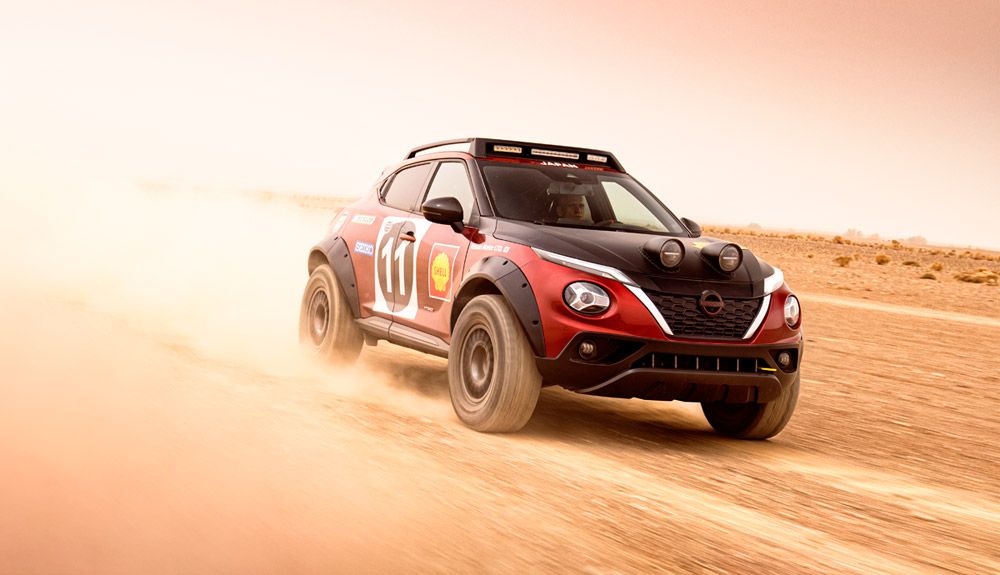 Nissan Juke Hybrid Rally Tribute.