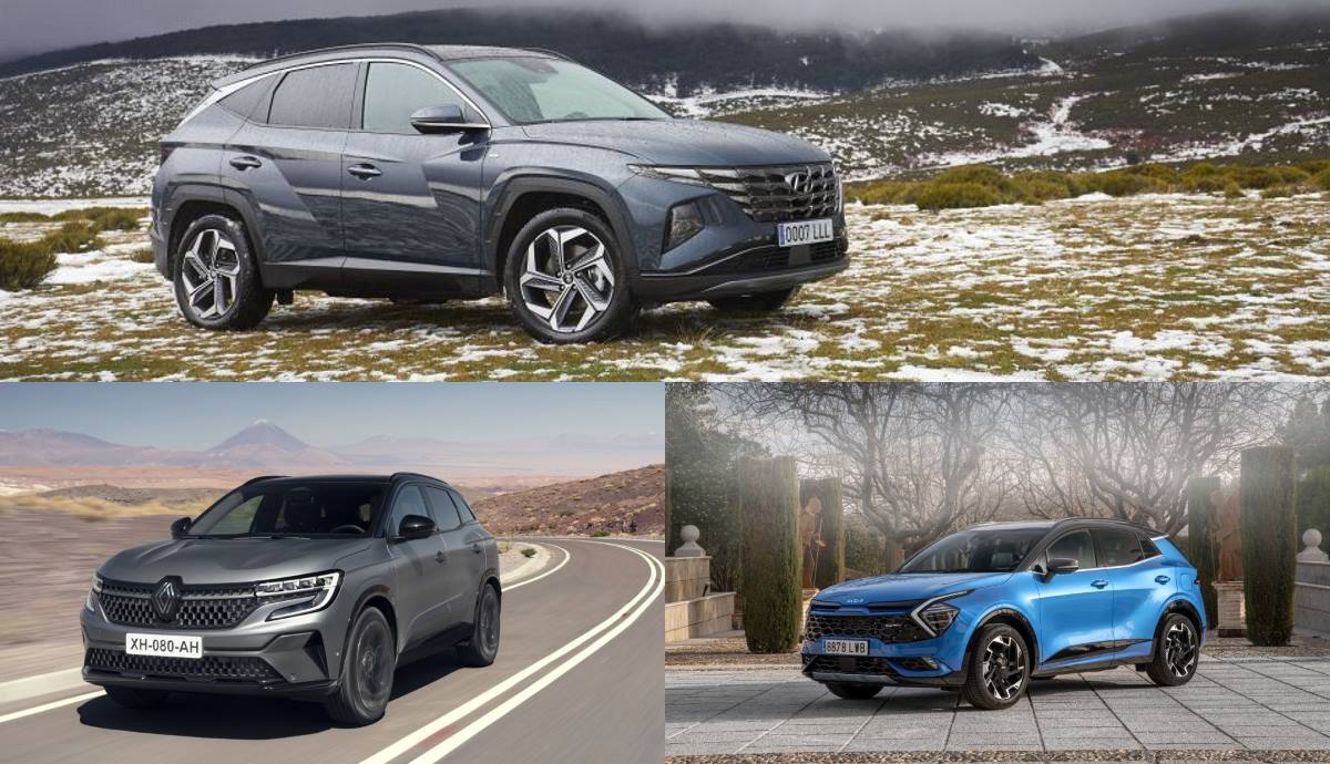 Hyundai Tucson vs a Kia Sportage y Renault Austral