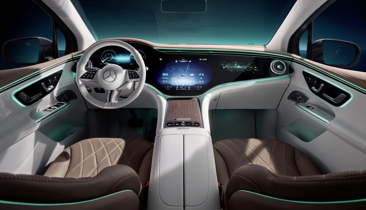Mercedes EQE SUV 2023, nuevas fotos del interior y más datos del espectacular nuevo crossover