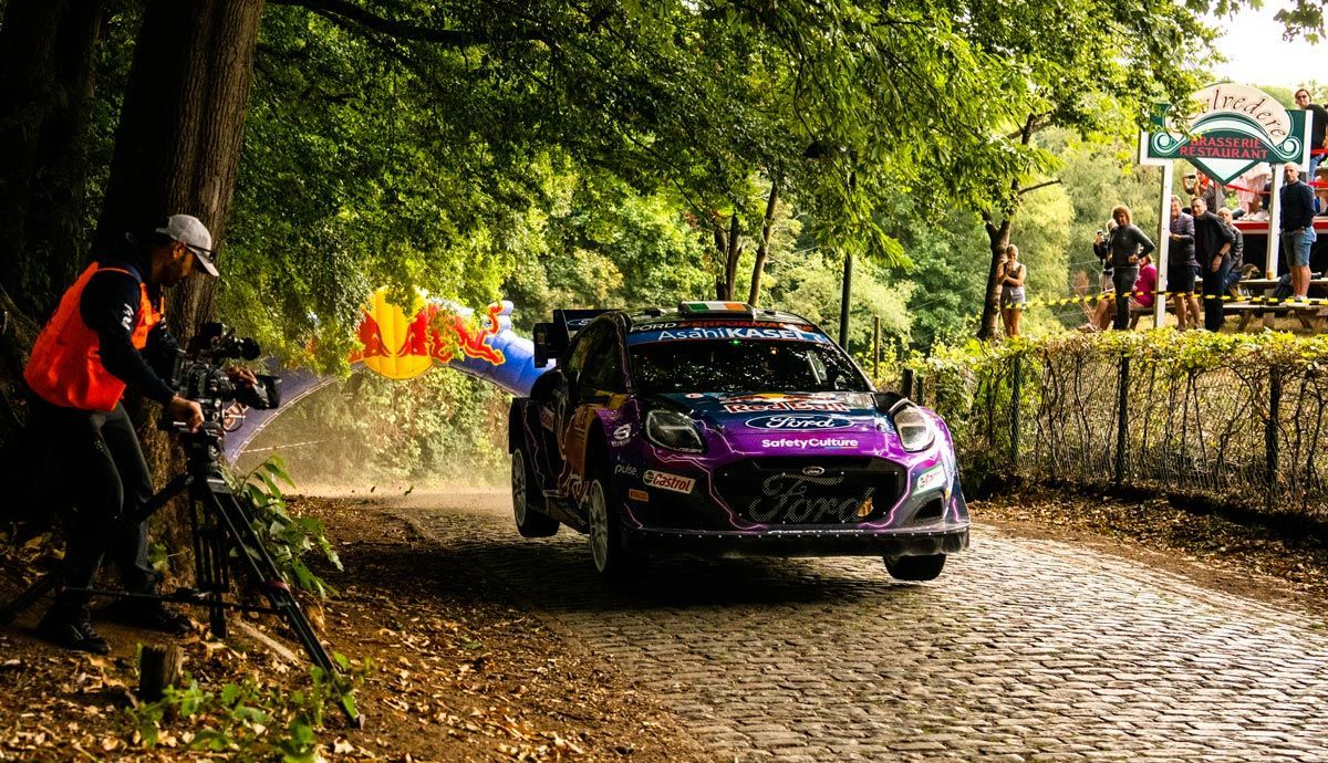 Ninguno de los Ford Puma del equipo M Sport acabó en Bélgica en el Top 10. Foto Red Bull. Ninguno de los Ford Puma del equipo M Sport acabó en Bélgica en el Top 10. Foto Red Bull.