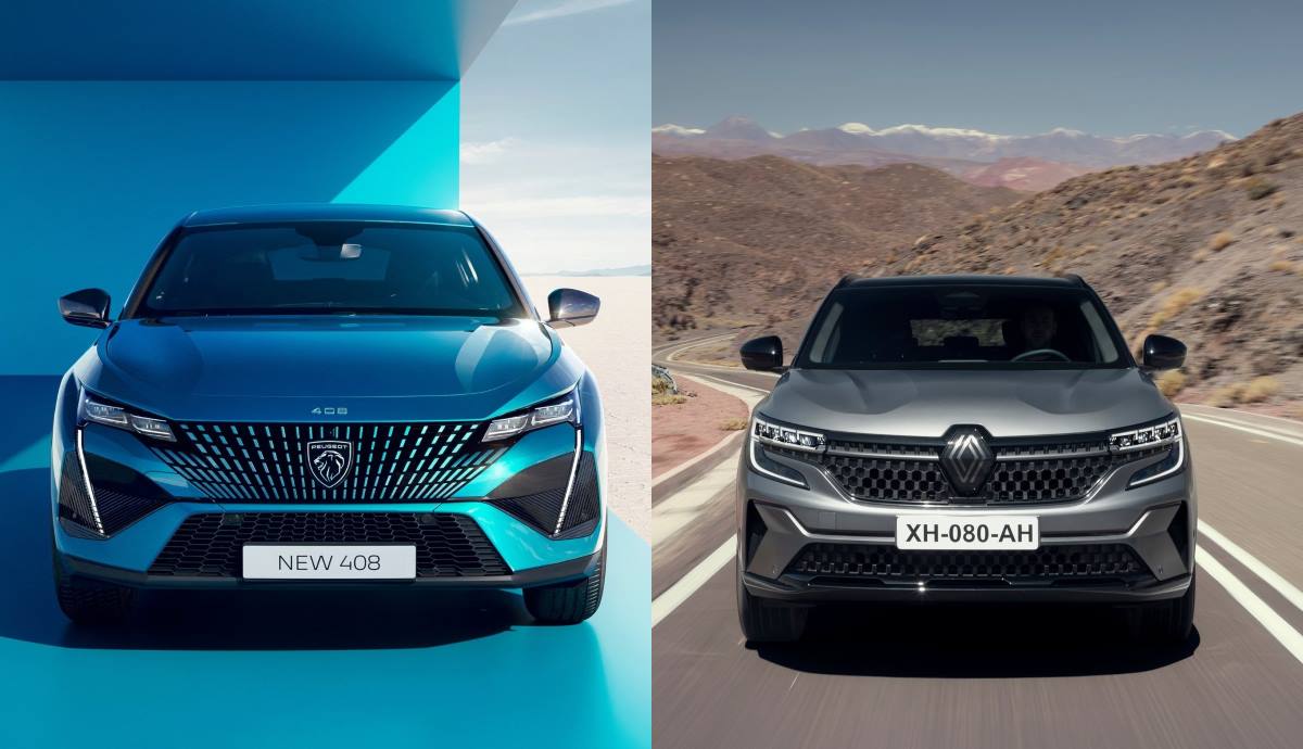 Peugeot 408 frente a Renault Austral