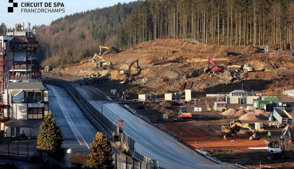 Obras del circuito de Spa Francorchamps Obras del circuito de Spa Francorchamps