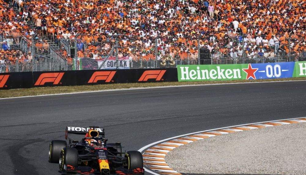 Max Verstappen en el GP Países Bajos de 2021