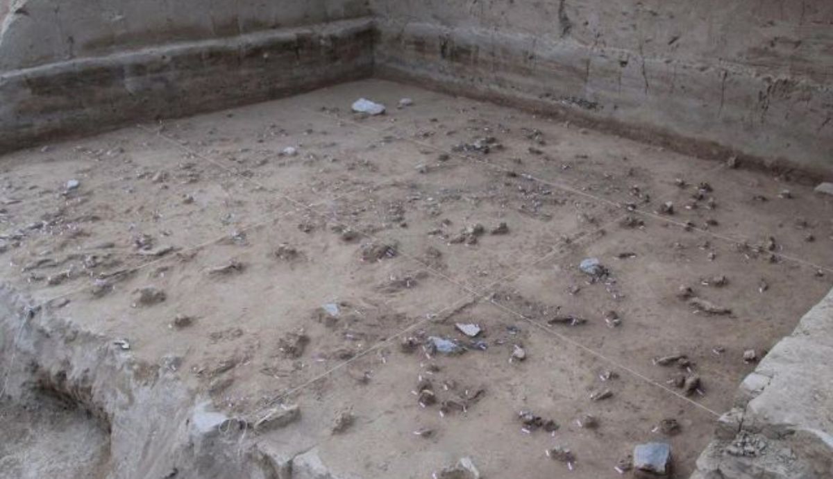 Los arqueólogos descubrieron evidencia de un gran taller de procesamiento de ocre en Xiamabei en China.