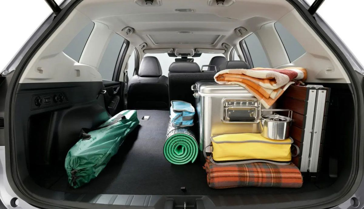 Zona trasera del Subaru Forester. Zona trasera del Subaru Forester.