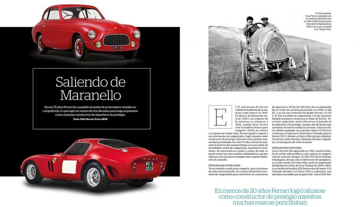 Páginas como estas las verás en el libro Forza Ferrari.
