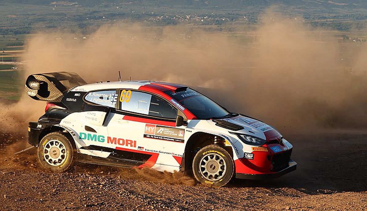 Kalle Rovanperä puede convertirse este fin de semana en el campeón del mundo más joven de la historia del WRC. Foto: Toyota.