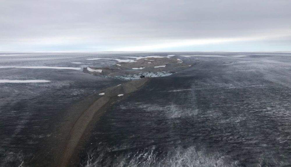 Una imagen del sur de Groenlandia uno de los días de la ola de calor.