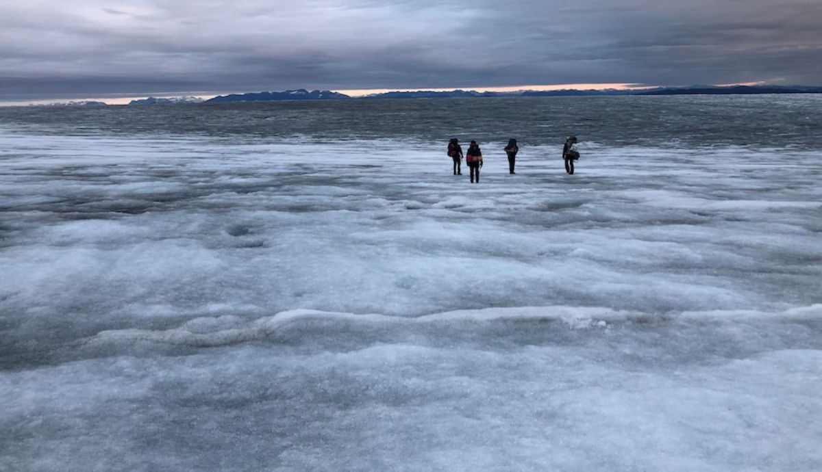 El sur de Groenlandia, cuando comenzó a sufrir la ola de calor que provocaría el deshielo.