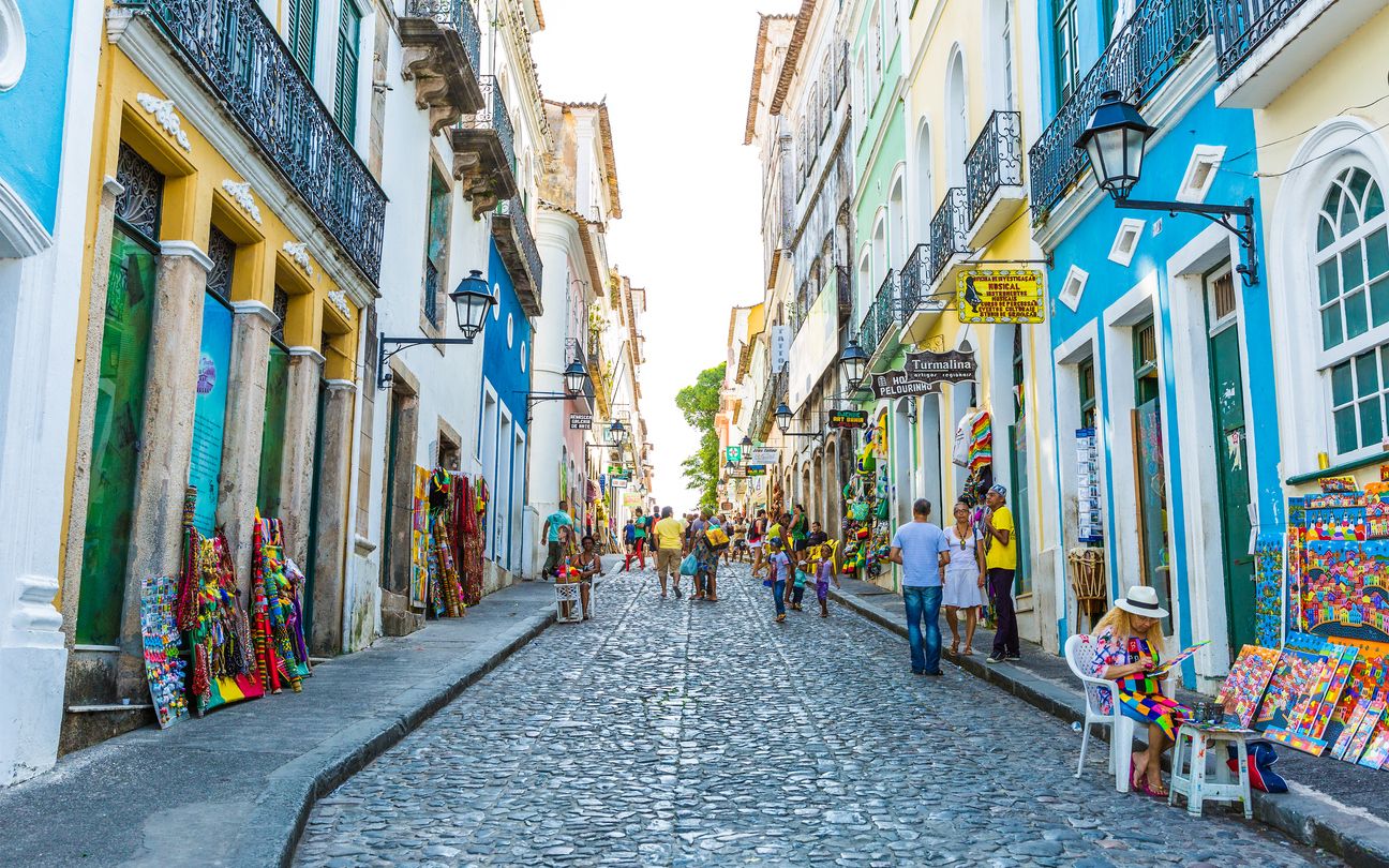 Centro histórico de Salvador de Bahía.